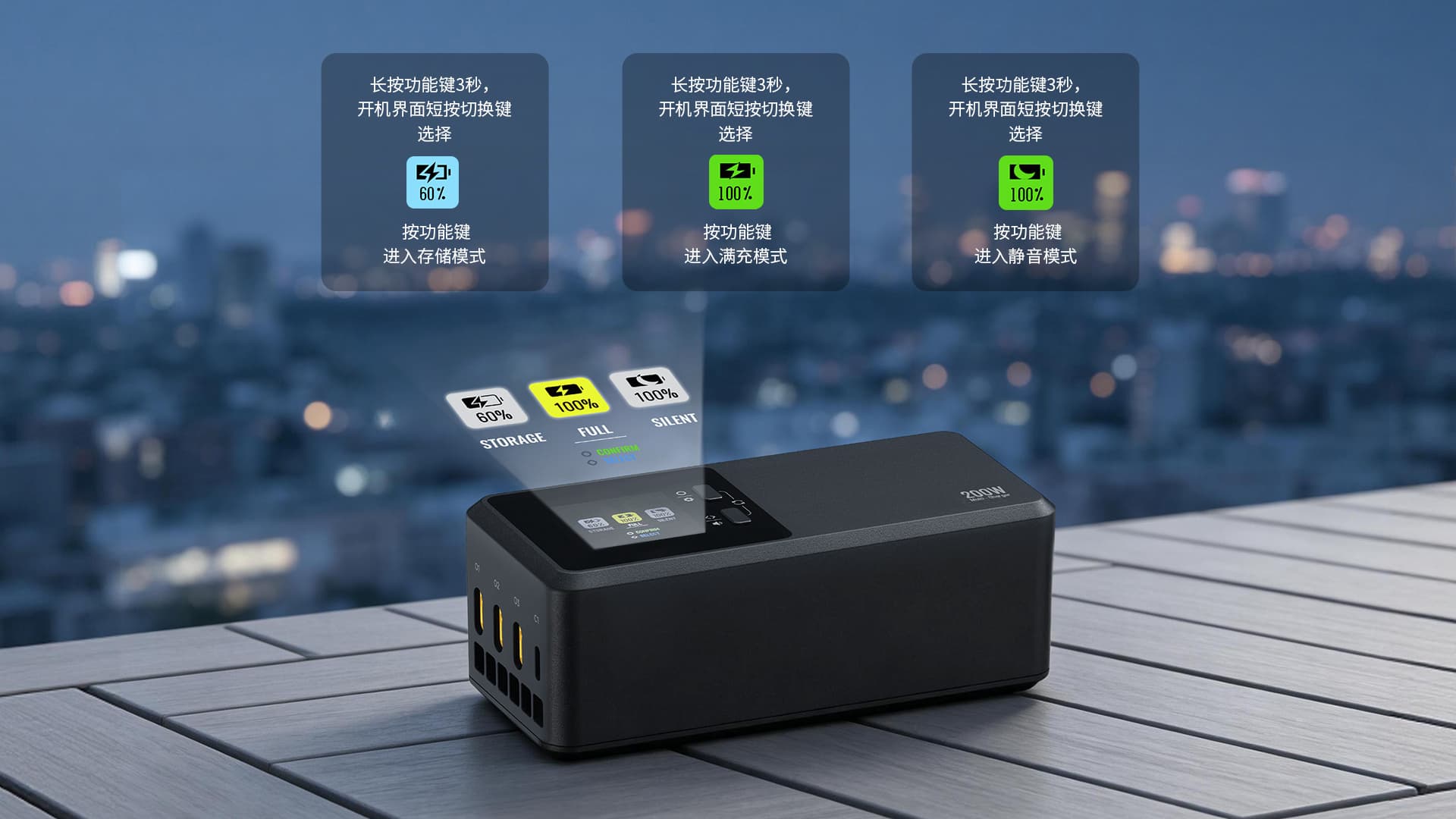 多种模式可选 满足不同场景所需
